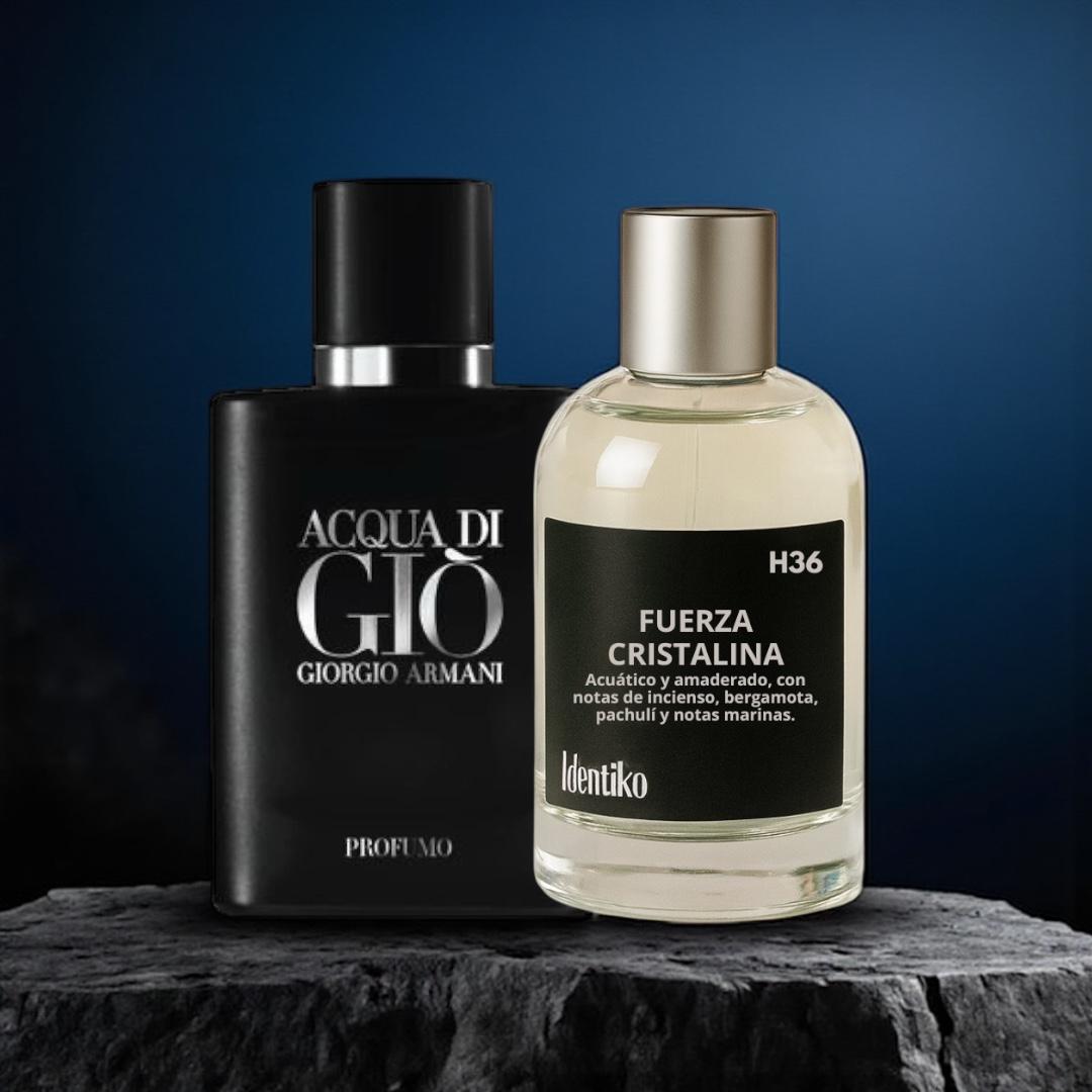 Fuerza Cristalina – (Inspirado en Aqua Di Gio Profumo by Armani) H36
