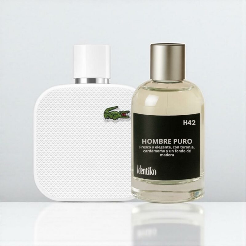 Hombre Puro - (Inspirado en Eu de Lacoste Blanc by Lacoste) H42